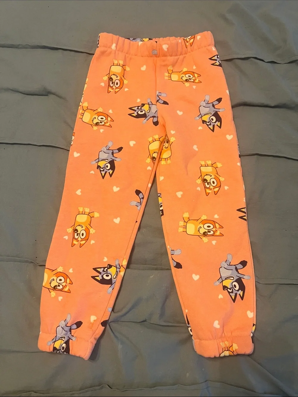 Bluey Kids Coral Character Jogging Set - Long Sleeve Top & Pants, like new